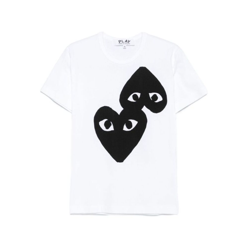 Comme Des Garçons Play Men Black Heart Cotton T-Shirt